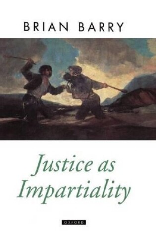 Cover of Justice as Impartiality