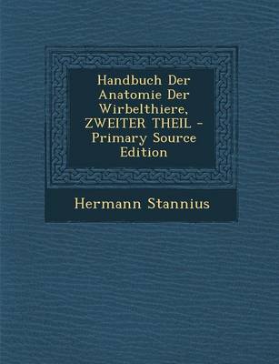 Book cover for Handbuch Der Anatomie Der Wirbelthiere, Zweiter Theil