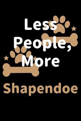 Book cover for Less People, More Shapendoes