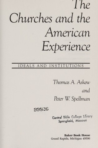 Cover of The Churches and the American Experience