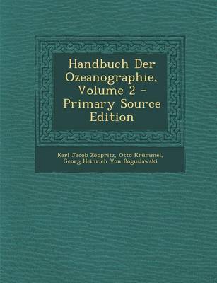 Book cover for Handbuch Der Ozeanographie, Volume 2