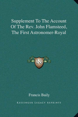 Cover of Supplement to the Account of the REV. John Flamsteed, the First Astronomer-Royal