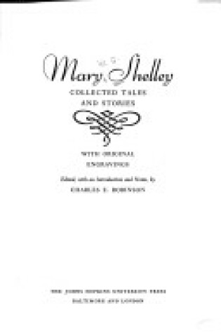 Cover of Mary Shelley