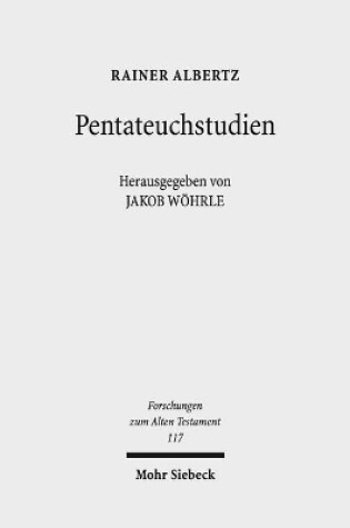 Cover of Pentateuchstudien