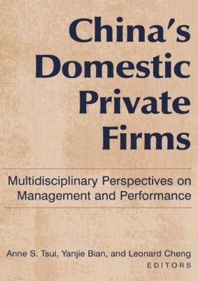 Book cover for China's Domestic Private Firms: