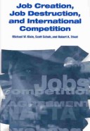 Book cover for Job Creation, Job Destruction, and International Competition