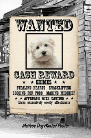 Cover of Maltese Dog Wanted Poster