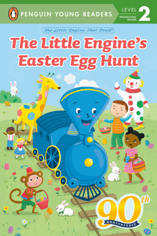 Book cover for The Little Engine's Easter Egg Hunt