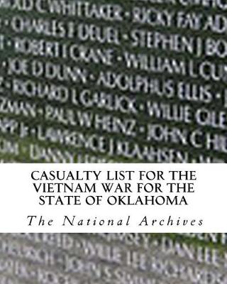 Book cover for Casualty List for the Vietnam War for the State of Oklahoma