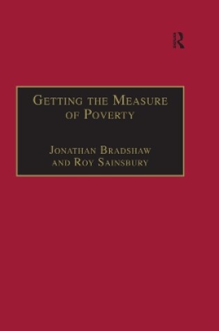 Cover of Getting the Measure of Poverty