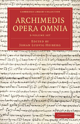 Cover of Archimedes Opera Omnia 3 Volume Set