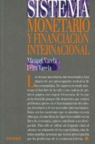 Cover of Sistema Monetario y Financiacion Internacional