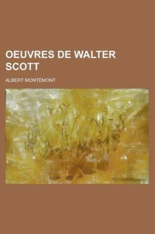 Cover of Oeuvres de Walter Scott