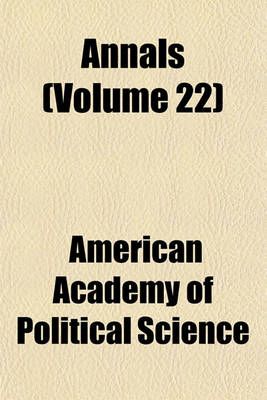 Book cover for Annals (Volume 22)