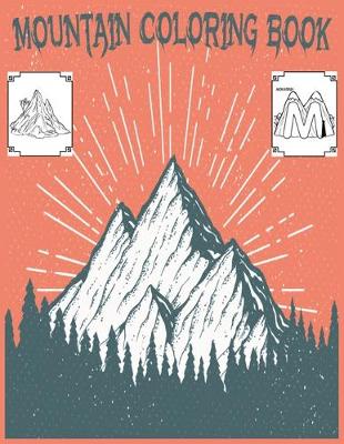 Book cover for Mountain Coloring Book