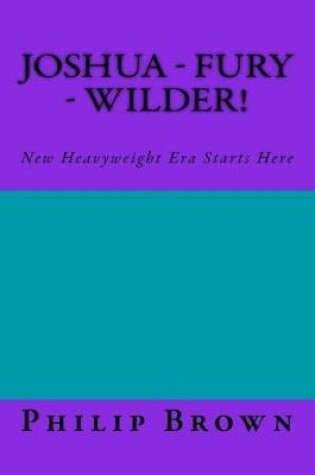 Cover of Joshua Fury & Wilder!