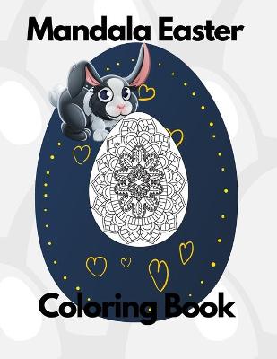 Book cover for Mandala Easter Coloring Book