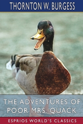 Book cover for The Adventures of Poor Mrs. Quack (Esprios Classics)