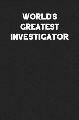 Cover of World's Greatest Investigator