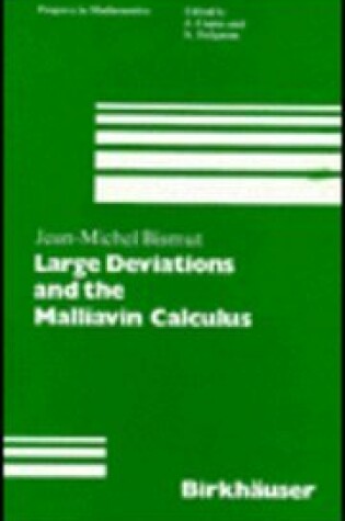 Cover of Large Deviations and the Malliavin Calculus