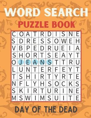 Book cover for Day of the Dead Word Search Puzzle Book