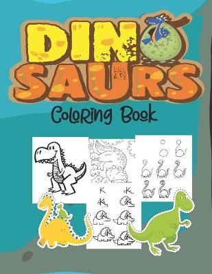 Book cover for Dinosaurs Coloring Book