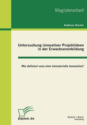 Book cover for Untersuchung innovativer Projektideen in der Erwachsenenbildung