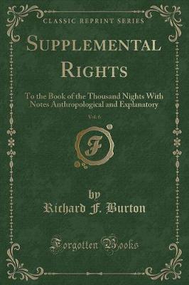 Book cover for Supplemental Rights, Vol. 6