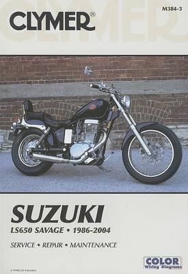 Book cover for Clymer Suzuki LS650 Savage, 1986-2004