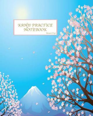 Book cover for Kanji Practice Notebook-Mount Fuji