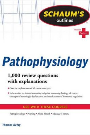 Cover of Schaum's Outline of Pathophysiology