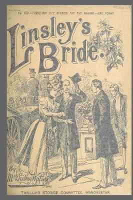 Cover of Journal Vintage Penny Dreadful Book Cover Reproduction Linsley's Bride