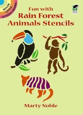 Book cover for Fun with Rain Forest Animals Stenci