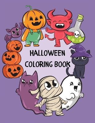 Book cover for Halloween Coloring Book for Kids