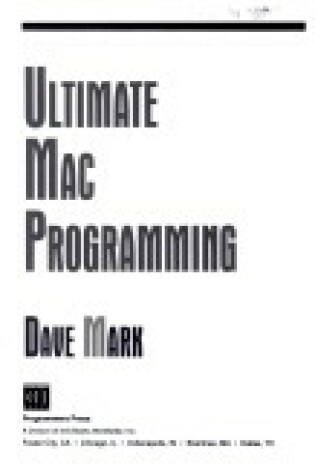 Cover of "Macworld" Ultimate MAC Programming