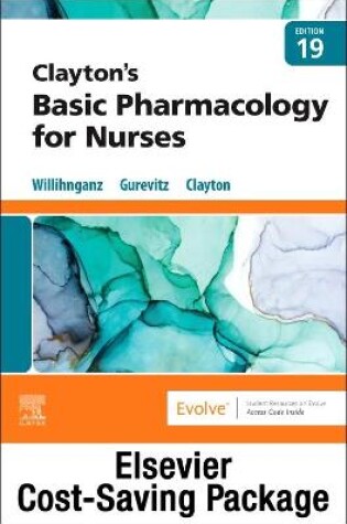 Cover of Claytons Basic Pharmacology for Nurses, 19e Text and Study Guidepackage