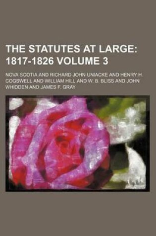 Cover of The Statutes at Large; 1817-1826 Volume 3