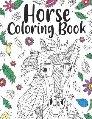 Book cover for Horse Coloring Book