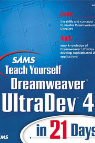 Cover of Sams Teach Yourself Dreamweaver UltraDev 4 in 21 Days