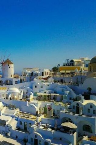 Cover of Notebook Santorini Greece the Stunning Coast