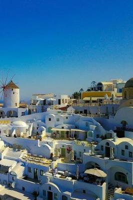 Book cover for Notebook Santorini Greece the Stunning Coast