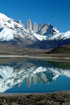 Book cover for Patagonia Fitz Roy Cerro Torre Mountain Reflected in Argentina