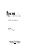 Cover of Bioethics at the Bedside