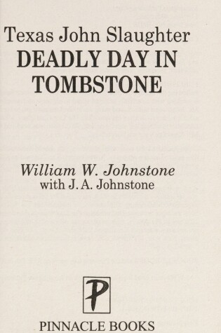 Cover of Texas John Slaughter Deadly Day In Tombstone