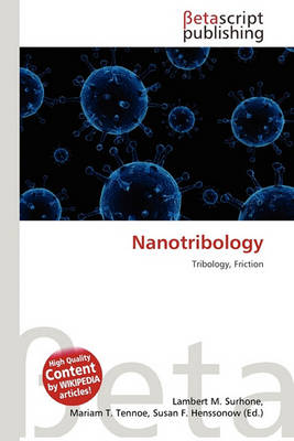 Cover of Nanotribology