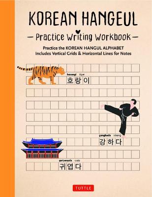 Book cover for Learn Korean Hangeul Writing Workbook