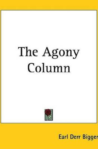 Cover of The Agony Column
