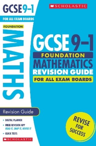 Cover of Maths Foundation Revision Guide for All Boards