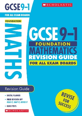 Book cover for Maths Foundation Revision Guide for All Boards