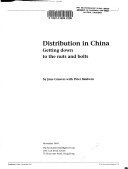 Cover of Distribution in China